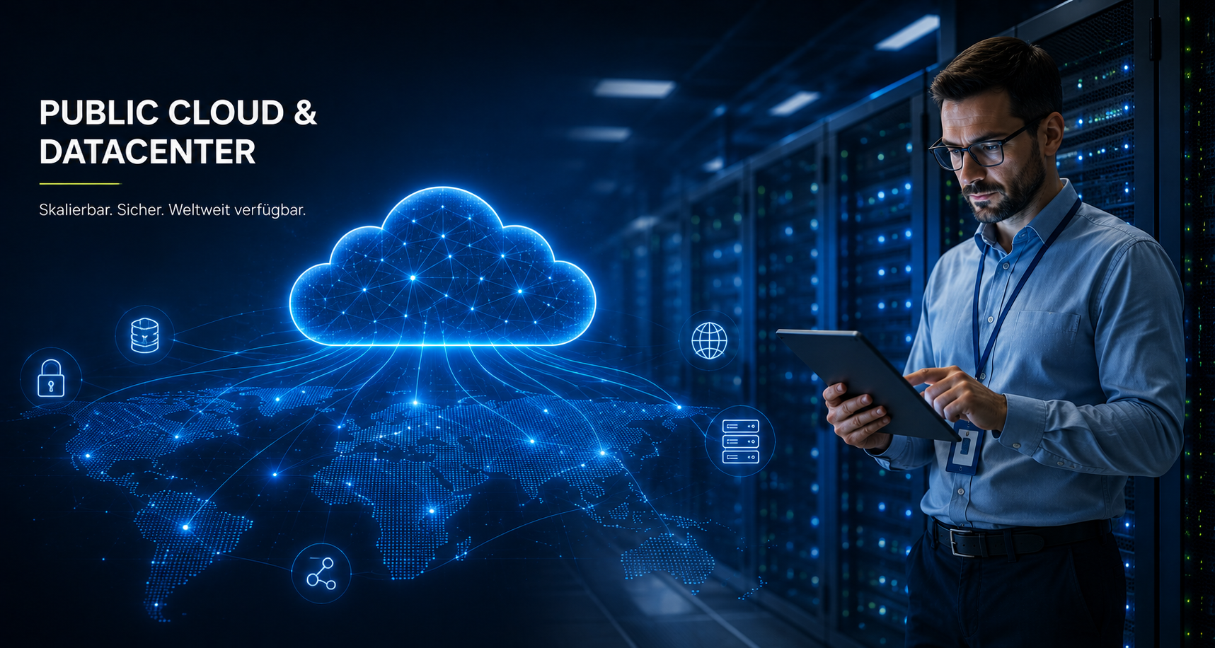 Public Cloud für Unternehmen – skalierbare Cloud-Plattformen