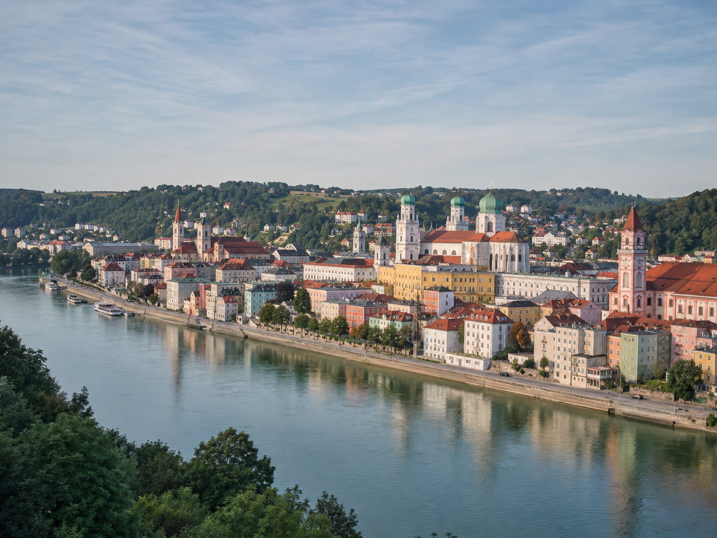 Stadtansicht von Passau – Einsatzgebiet von MDSYSTEC als IT-Dienstleister für Unternehmen